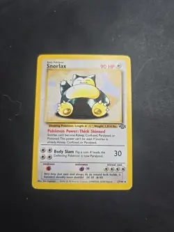 Snorlax 27/64 Jungle Set Non-Holo Rare Card Unlimited WOTC Pokemon TCG - Image 1