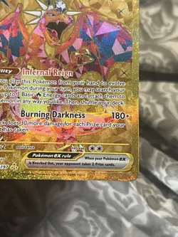 CHARIZARD EX 228/197 Pokemon Hyper Rare Gold NM Obsidian Flames Card Pack Fresh - Image 4