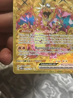 CHARIZARD EX 228/197 Pokemon Hyper Rare Gold NM Obsidian Flames Card Pack Fresh - Image 5