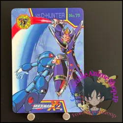 Mega MAN X2 Card 75 Agile CAPCOM BANDAI JAPAN Japanese 1994 Rockman - Image 1