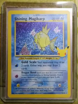 Pokemon TCG Shining Magikarp Card 66/64 Celebrations 25th Anniversary Edition - Image 1