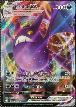 Crobat VMAX 045/072 Shining Fates Holo - Pokemon Card - Image 1