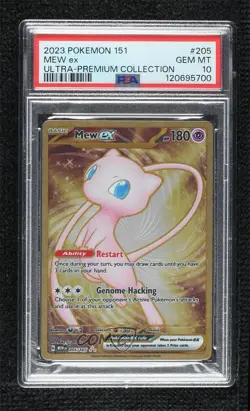Mew ex (Ultra Premium Collection Metal Card) PSA 10 GEM MT - Image 1
