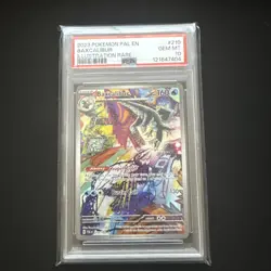 Pokemon Baxcalibur 210/193 Paldea Evolved PSA 10 Gem Mint Illustration Rare Card - Image 1