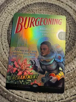 BURGEONING FOIL [Borderless] - Mythic - EOE SPG Edge of Eternities MTG Magic - Image 1