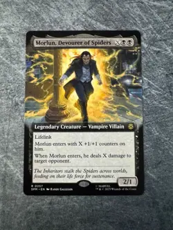 Morlun, Devourer of Spiders (Extended Art) Marvel's Spider-Man Regular NM - MTG - Image 1