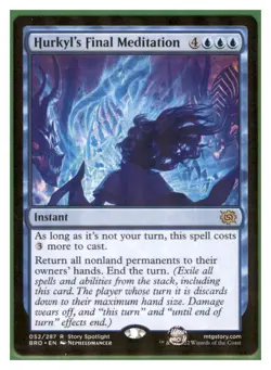 MTG - #52 Hurkyl's Final Meditation - The Brothers' War - Image 1