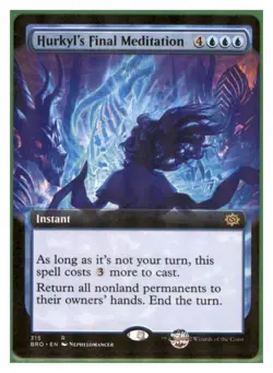 MTG - #315 Hurkyl's Final Meditation (Extended Art) - The Brothers' War - Image 1