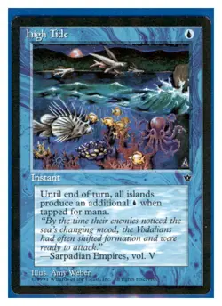 MTG - # High Tide (Weber) - Fallen Empires - Image 1