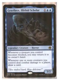 MTG - #723 Grazilaxx, Illithid Scholar - Battle for Baldur's Gate - Image 1