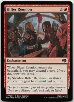 MTG Bitter Reunion C The Brothers' War 127 LP - Image 1