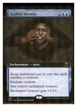MTG - #335 Grafted Identity (Extended Art) - Innistrad: Midnight Hunt - Image 1