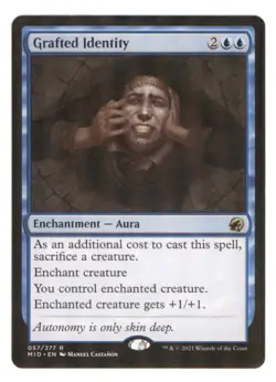 MTG - #57 Grafted Identity - Innistrad: Midnight Hunt - Image 1