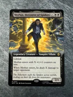 Morlun, Devourer of Spiders (Extended Art) Marvel's Spider-Man Regular NM - MTG - Image 1