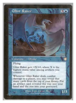 MTG - #7 Glint Raker (Retro Frame) - Commander: The Brothers' War - Image 1