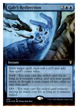 MTG - #563 Gale's Redirection (Extended Art) -Battle for Baldur's Gate Foil - Image 1