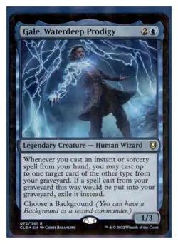 MTG - #72 Gale, Waterdeep Prodigy - Battle for Baldur's Gate Foil - Image 1