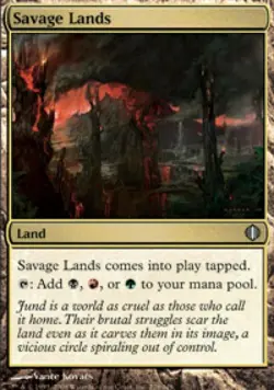 Savage Lands - Medium Play MTG Shards of Alara - Image 1