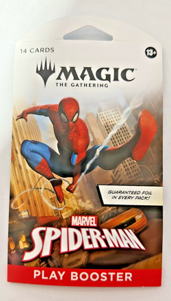 MTG: Magic The Gathering Marvel Spider-Man Play Sleeved Booster Pack IN HAND 🔥 - Image 1