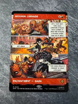 Maximum Carnage (Borderless) Marvel's Spider-Man Regular NM - MTG - Image 1