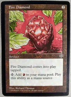 Fire Diamond- Mirage (MIR) - Uncommon - NM - Magic the Gathering - MTG - Image 1