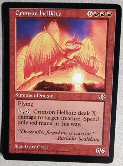 Crimson Hellkite - Mirage (MIR) - Rare - NM - Magic the Gathering - MTG - Image 1