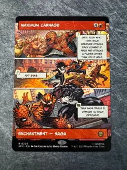 Maximum Carnage (Borderless) Marvel's Spider-Man Regular NM - MTG - Image 1