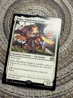 BALAN, WANDERING KNIGHT [Anime] - Rare - J22 Jumpstart 2022 MTG Magic - Image 1