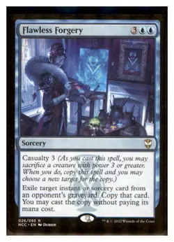 MTG - #26 Flawless Forgery - Commander: Streets of New Capenna - Image 1