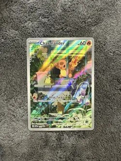 Charmander 2023 Pokemon Obsidian Flames Promo 044 Full Art NM - Image 1