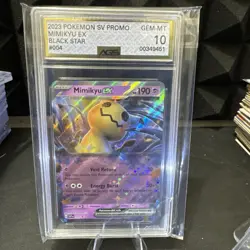 Pokemon Mimikyu EX Black Star English Promo AGS Graded Gem Mint 10 - Image 1