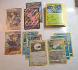 Pokemon FUSION STRIKE - Lot of 66 Basic Base + 10 Chase Cards - Trainers, V,H,RH - Image 1