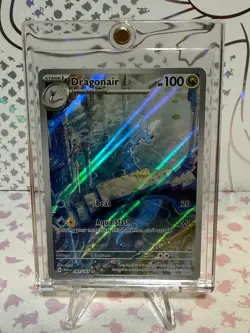 2023 Pokemon Dragonair 181/165 SV: Scarlet & Violet 151 Illustration Rare NM - Image 1