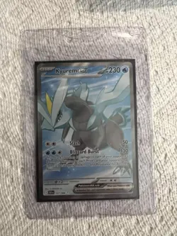 Kyurem ex 157/086 Black Bolt & White Flare Ultra Rare Full Art Pokemon TCG NM/M - Image 1
