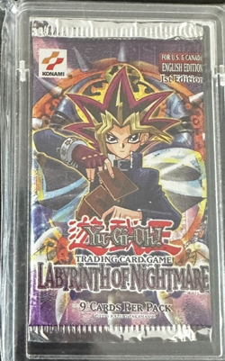 YuGiOh | Labyrinth of Nightmare | 1st Editon | Sealed | Pack - Image 1