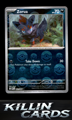 Zorua (Poke Ball Pattern) 061/086 Pokemon Common SV: White Flare Card NM - Image 1