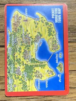 Pokemon Carddass Card Blastoise Town Map No.156 Bandai Pocket Monsters - Image 2
