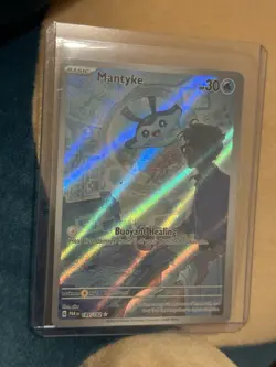 Pokemon TCG Mantyke Card 189/182 Sv04: Paradox Rift NM/Mint - Image 1