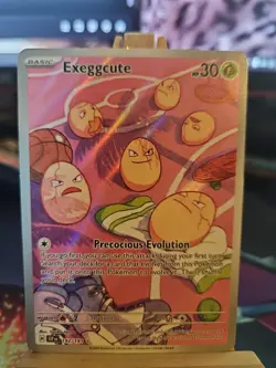 Pokemon TCG Exeggcute 192/191 Surging Sparks Illustration Rare Card NM Condition - Image 1