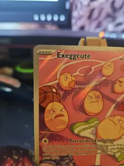Pokemon TCG Exeggcute 192/191 Surging Sparks Illustration Rare Card NM Condition - Image 2