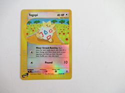 Togepi 114/147 2002 Aquapolis Set Pokemon Card Vintage WOTC Reverse Holo LP - Image 3