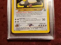 PSA 8 NM-MT Snorlax Z # 49 WOTC Black Star Promo Pokemon Card Basic 2002 - Image 3
