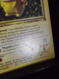 Pikachu Black Star Ivy Promo 1 MP/LP Pokemon Card - Image 4