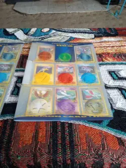 Neo Genesis Premium File 1 Folder 9 Card Set Japanese Pokemon Cards Vintage NM - Image 1