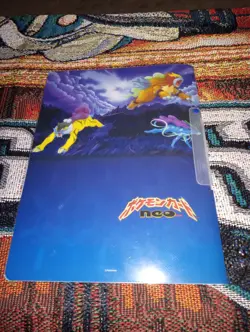 Neo Genesis Premium File 1 Folder 9 Card Set Japanese Pokemon Cards Vintage NM - Image 2