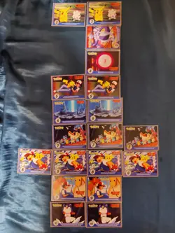 1999 Mewtwo Strikes Back Burger King Promo PokeTrivia Pokemon Cards - Lot Of 19 - Image 4