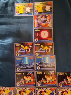 1999 Mewtwo Strikes Back Burger King Promo PokeTrivia Pokemon Cards - Lot Of 19 - Image 5
