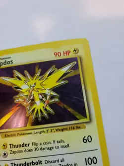 Zapdos Base Set Holo Pokemon Card WOTC NM - Image 5