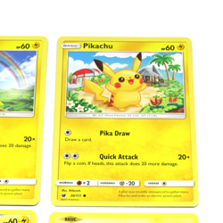 Pokemon TCG Pikachu Lot of 8 Cards Common Collection Mixed Sets & Conditions - Image 3