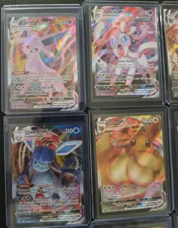 Eeveelution Vmax 9 Card Complete Set Pokemon Evolving Skies NM Umbreon Eevee - Image 2